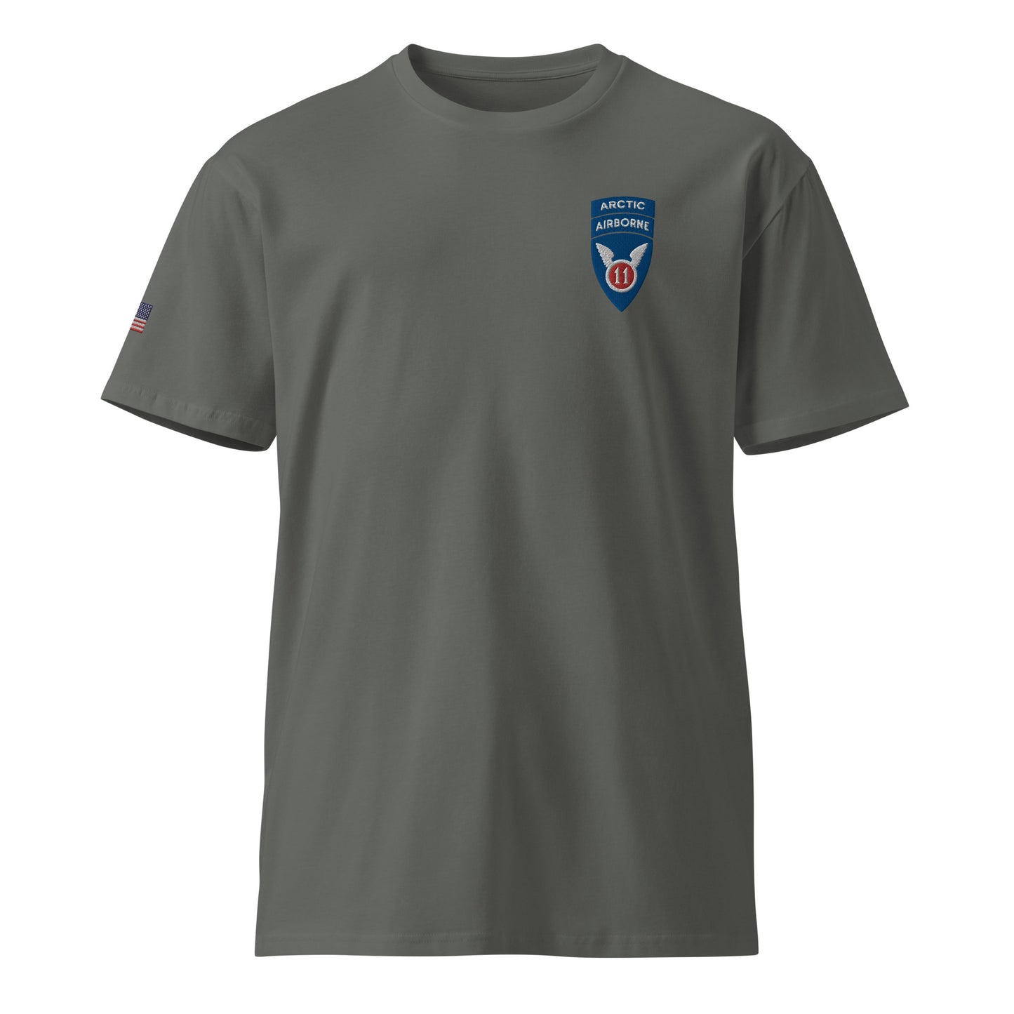 11th Airborne Division Embrodiery Tee